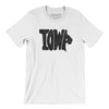 Iowa State Shape Text Men/Unisex T-Shirt-White-Allegiant Goods Co. Vintage Sports Apparel