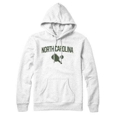 North Carolina Pickleball Hoodie-White-Allegiant Goods Co. Vintage Sports Apparel