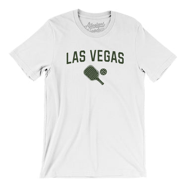 Las Vegas Pickleball Men/Unisex T-Shirt-White-Allegiant Goods Co. Vintage Sports Apparel