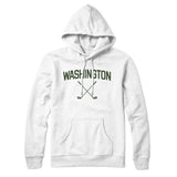 Washington Golf Hoodie-White-Allegiant Goods Co. Vintage Sports Apparel