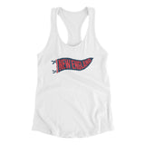 New England Pennant Women's Racerback Tank-Allegiant Goods Co. Vintage Sports Apparel