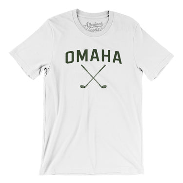 Omaha Golf Men/Unisex T-Shirt-White-Allegiant Goods Co. Vintage Sports Apparel