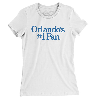 Orlando's Number 1 Fan Women's T-Shirt-White-Allegiant Goods Co. Vintage Sports Apparel
