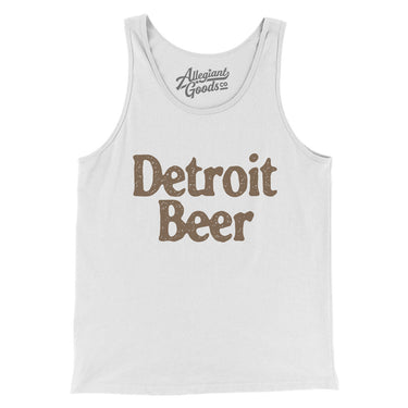 Detroit Beer Men/Unisex Tank Top-Allegiant Goods Co. Vintage Sports Apparel