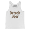 Detroit Beer Men/Unisex Tank Top-White-Allegiant Goods Co. Vintage Sports Apparel