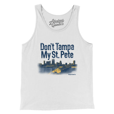 Don't Tampa My St Pete Men/Unisex Tank Top-Allegiant Goods Co. Vintage Sports Apparel