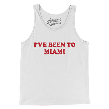 I've Been To Miami Men/Unisex Tank Top-Allegiant Goods Co. Vintage Sports Apparel