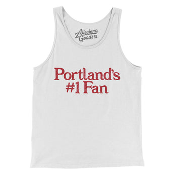 Portland's Number 1 Fan Men/Unisex Tank Top-Allegiant Goods Co. Vintage Sports Apparel
