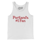 Portland's Number 1 Fan Men/Unisex Tank Top-Allegiant Goods Co. Vintage Sports Apparel