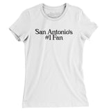 San Antonio's Number 1 Fan Women's T-Shirt-Allegiant Goods Co. Vintage Sports Apparel