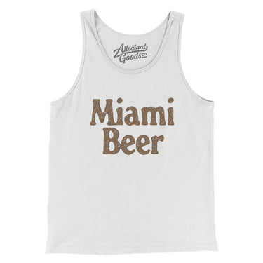 Miami Beer Men/Unisex Tank Top-Allegiant Goods Co. Vintage Sports Apparel
