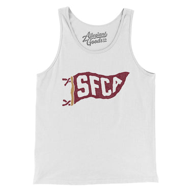 Sfca Pennant Men/Unisex Tank Top-Allegiant Goods Co. Vintage Sports Apparel