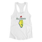 Illinois Golf Women's Racerback Tank-Allegiant Goods Co. Vintage Sports Apparel