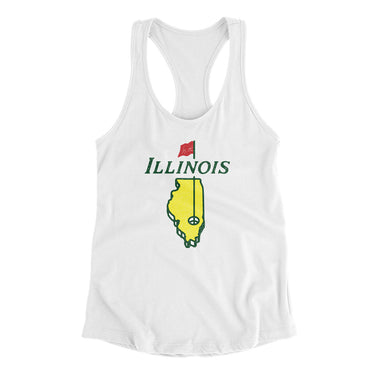 Illinois Golf Women's Racerback Tank-Allegiant Goods Co. Vintage Sports Apparel