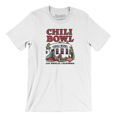 Chili Bowl Men/Unisex T-Shirt-White-Allegiant Goods Co. Vintage Sports Apparel