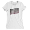Starkville Vintage Repeat Women's T-Shirt-White-Allegiant Goods Co. Vintage Sports Apparel