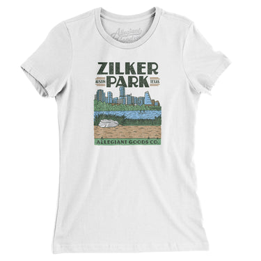 Zilker Park Women's T-Shirt-Allegiant Goods Co. Vintage Sports Apparel