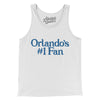 Orlando's Number 1 Fan Men/Unisex Tank Top-White-Allegiant Goods Co. Vintage Sports Apparel