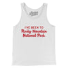 I've Been To Rocky Mountain National Park Men/Unisex Tank Top-White-Allegiant Goods Co. Vintage Sports Apparel