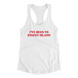 I've Been To Staten Island Women's Racerback Tank-Allegiant Goods Co. Vintage Sports Apparel