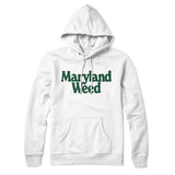 Maryland Weed Hoodie-Allegiant Goods Co. Vintage Sports Apparel