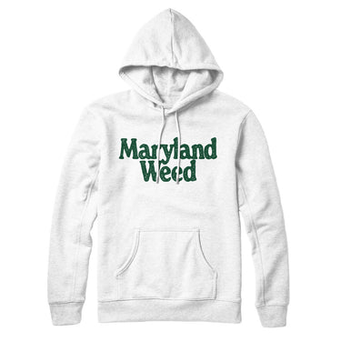 Maryland Weed Hoodie-Allegiant Goods Co. Vintage Sports Apparel