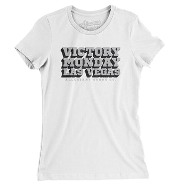 Victory Monday Las Vegas Women's T-Shirt-Allegiant Goods Co. Vintage Sports Apparel