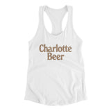 Charlotte Beer Women's Racerback Tank-Allegiant Goods Co. Vintage Sports Apparel