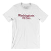 Washington's Number 1 Fan Men/Unisex T-Shirt-White-Allegiant Goods Co. Vintage Sports Apparel
