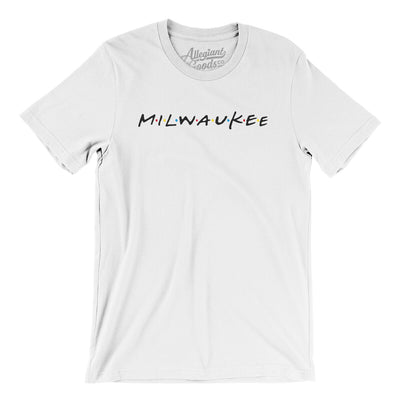 Milwaukee Friends Men/Unisex T-Shirt-White-Allegiant Goods Co. Vintage Sports Apparel