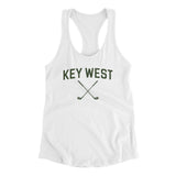 Key West Golf Women's Racerback Tank-White-Allegiant Goods Co. Vintage Sports Apparel