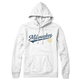 Milwaukee Vintage Script Hoodie-Allegiant Goods Co. Vintage Sports Apparel