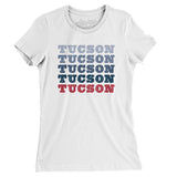 Tucson Repeat Women's T-Shirt-White-Allegiant Goods Co. Vintage Sports Apparel