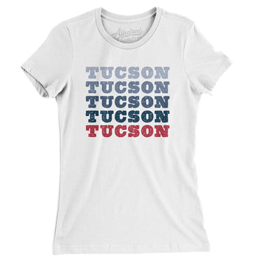 Tucson Repeat Women's T-Shirt-White-Allegiant Goods Co. Vintage Sports Apparel