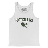 Fort Collins Pickleball Men/Unisex Tank Top-White-Allegiant Goods Co. Vintage Sports Apparel