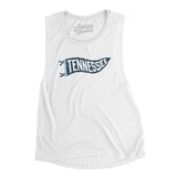 Tennessee Pennant Women's Flowey Scoopneck Muscle Tank-Allegiant Goods Co. Vintage Sports Apparel