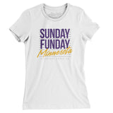 Sunday Funday Minnesota Women's T-Shirt-Allegiant Goods Co. Vintage Sports Apparel