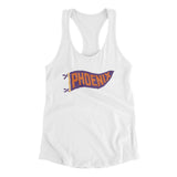 Phoenix Pennant Women's Racerback Tank-Allegiant Goods Co. Vintage Sports Apparel