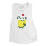 Ohio Golf Women's Flowey Scoopneck Muscle Tank-White-Allegiant Goods Co. Vintage Sports Apparel
