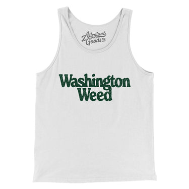 Washington Weed Men/Unisex Tank Top-Allegiant Goods Co. Vintage Sports Apparel