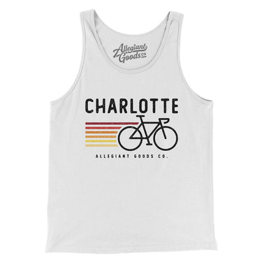 Charlotte Cycling Men/Unisex Tank Top-Allegiant Goods Co. Vintage Sports Apparel