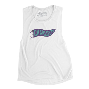 Charlotte Pennant Women's Flowey Scoopneck Muscle Tank-Allegiant Goods Co. Vintage Sports Apparel