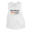 New Mexico Cycling Women's Flowey Scoopneck Muscle Tank-White-Allegiant Goods Co. Vintage Sports Apparel