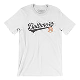 Baltimore Vintage Script Men/Unisex T-Shirt-Allegiant Goods Co. Vintage Sports Apparel