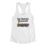 Don't Nashville My Knoxville Women's Racerback Tank-Allegiant Goods Co. Vintage Sports Apparel