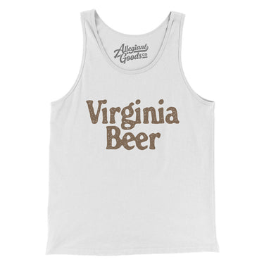 Virginia Beer Men/Unisex Tank Top-Allegiant Goods Co. Vintage Sports Apparel