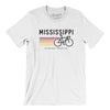 Mississippi Cycling Men/Unisex T-Shirt-White-Allegiant Goods Co. Vintage Sports Apparel