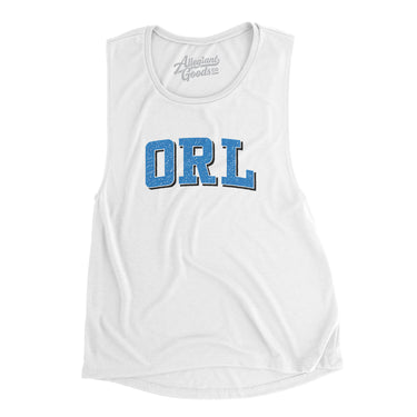 Orl Varsity Women's Flowey Scoopneck Muscle Tank-Allegiant Goods Co. Vintage Sports Apparel