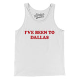 I've Been To Dallas Men/Unisex Tank Top-Allegiant Goods Co. Vintage Sports Apparel