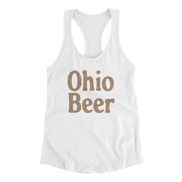 Ohio Beer Women's Racerback Tank-Allegiant Goods Co. Vintage Sports Apparel